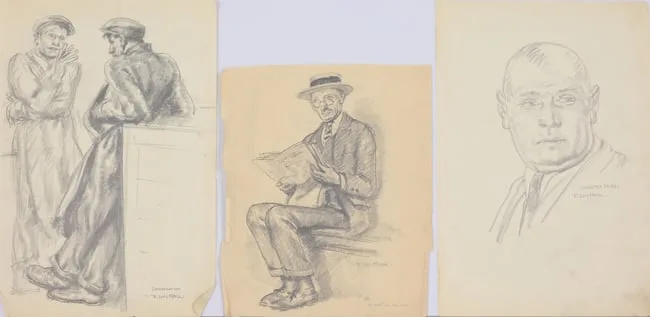 Untitled by Francis Luis Mora, Pencil on Paper, sold Sep 2025