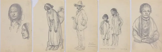 Untitled by Francis Luis Mora, Pencil on Paper, sold Sep 2025
