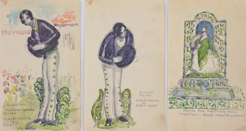 Francis Luis Mora, Untitled, Watercolor on Paper