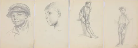 Francis Luis Mora, Untitled, Pencil on Paper