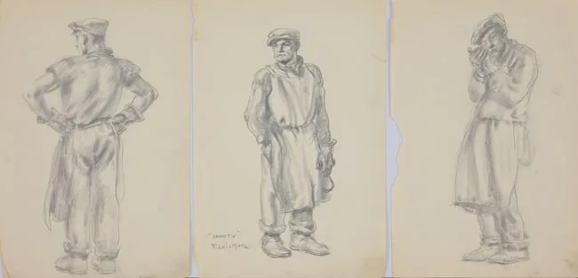 Untitled by Francis Luis Mora, Pencil on Paper, sold Sep 2025