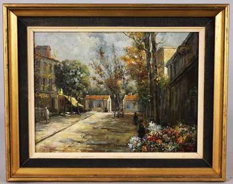 Untitled by Antoine Blanchard, Oil on Board, sold Sep 2025