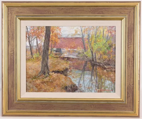 Tatiana Alexeeva, Silent Crossing, Oil on Canvas