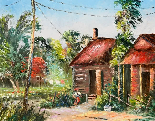 Untitled by Samuel Newton, Oil on Masonite, sold Nov 2025