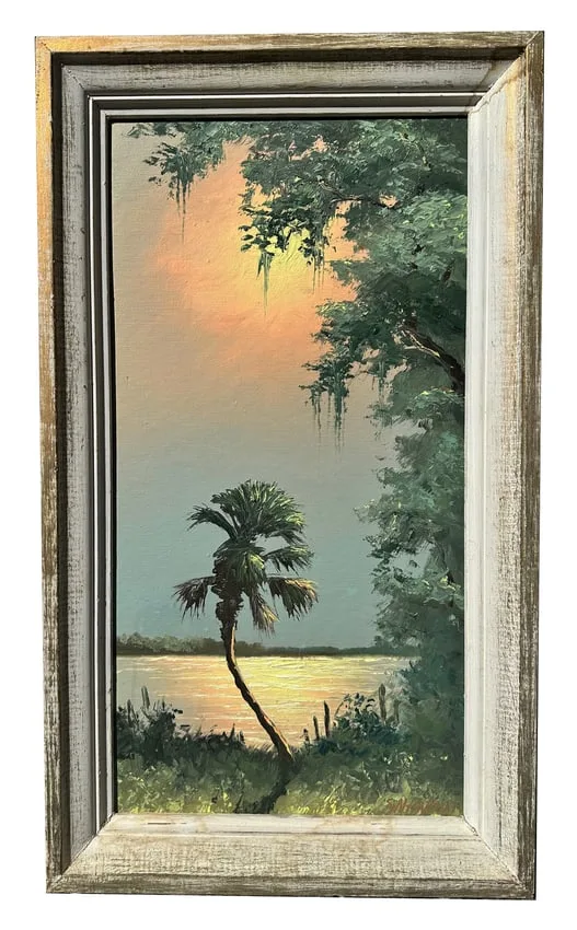 Untitled by Samuel Newton, Oil on Board, sold Nov 2025