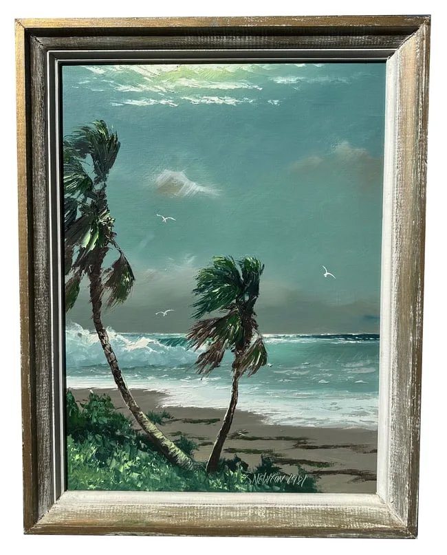 Untitled by Samuel Newton, Oil on Board, sold Nov 2025