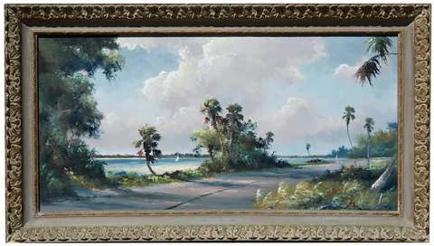 Harold Newton, Untitled, Oil on Masonite