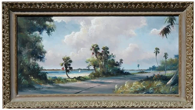 Untitled by Harold Newton, Oil on Masonite, sold Nov 2025
