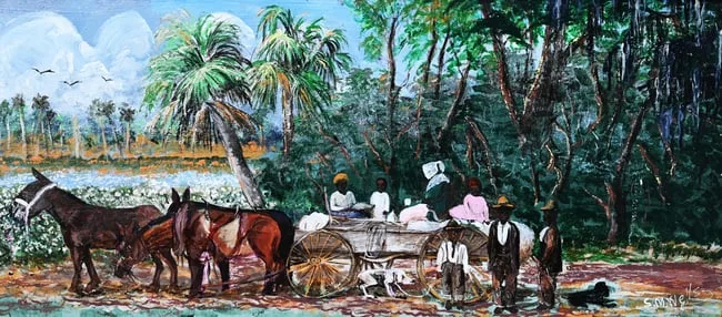 Sylvester M Wells, Untitled, Oil on Masonite