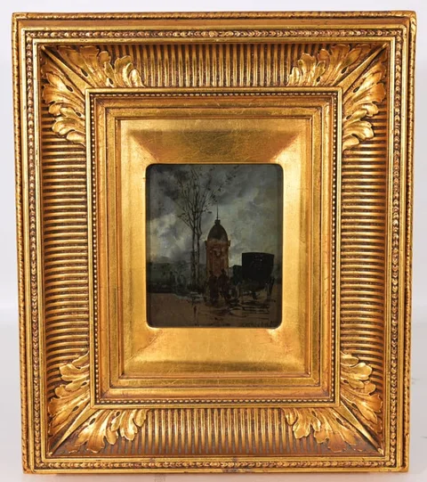 Luigi Loir, Rue Royale, Oil on panel