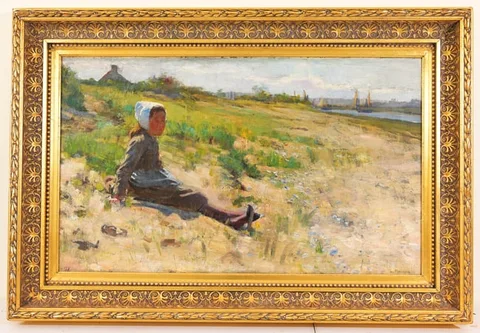Theodore Robinson, Untitled, Oil on Canvas
