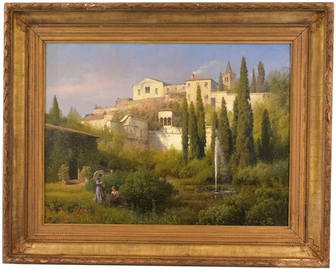 Hermann Ottomar Herzog, Untitled, Oil on Canvas