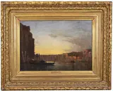 Félix Ziem, The Grand Canal at Dusk, Venice