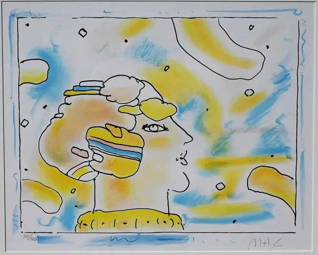 From Another Planet by Peter Max, Color Lithograph on Paper, offered Nov 2025