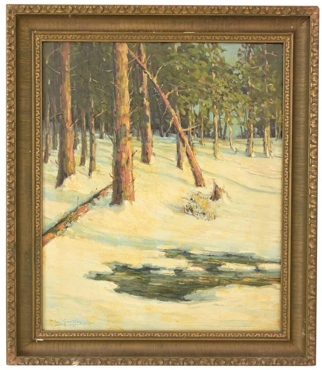 Untitled by Walter Koeniger, Oil on Canvas, sold Nov 2025
