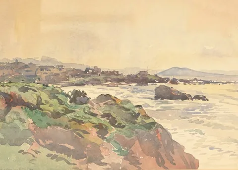 Biarritz by Edward Darley Boit, 1893, Watercolor on Paper, sold Nov 2025