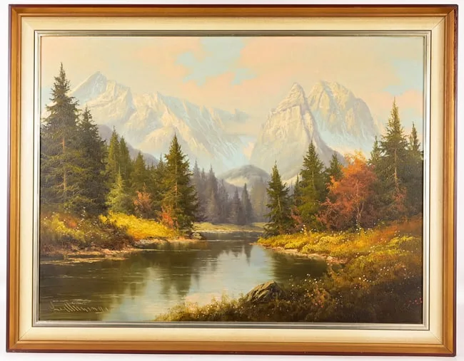 Untitled by Ludwig Munninger, Oil on canvas, sold Nov 2025