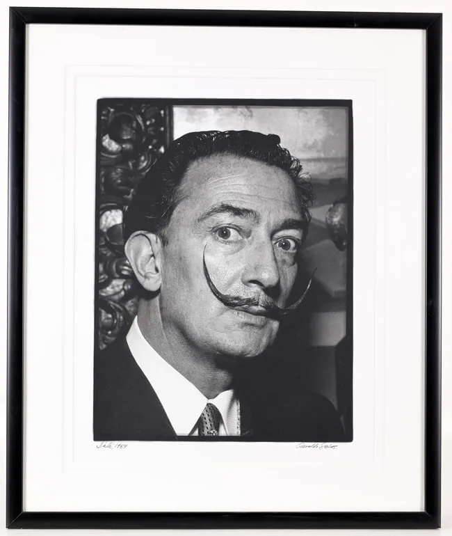 Dali by Osvaldo Salas, silver print, sold Nov 2025