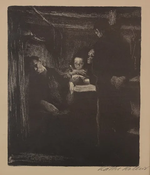Tod by Käthe Kollwitz, 1897, Lithograph, sold Nov 2025
