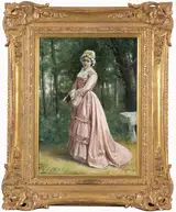 Jean-François Raffaëlli, Lecture au Foret de Fontainebleau