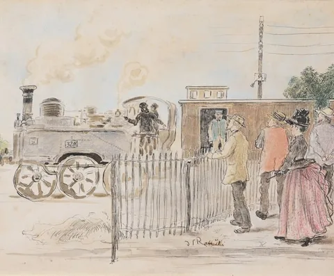 Untitled by Jean-François Raffaëlli, Watercolor & Ink, sold Nov 2025