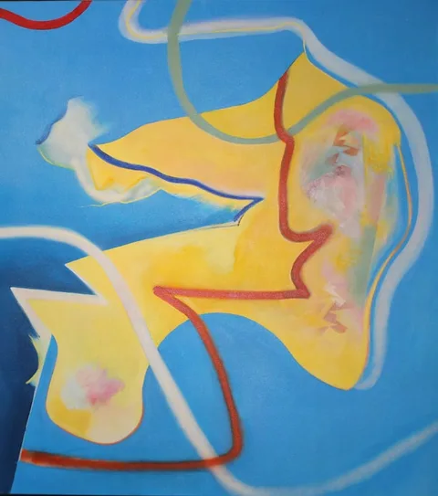 Thomas Koether, Destiny of Forces, Oil on canvas