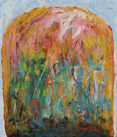 Thomas Koether, My Lagoon, Oil on Paper