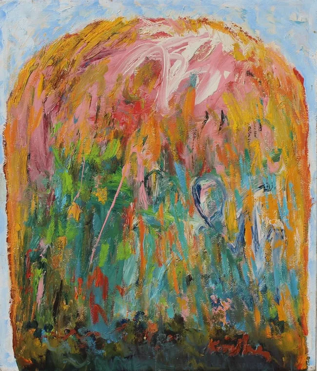 My Lagoon by Thomas Koether, Oil on Paper, offered Nov 2025