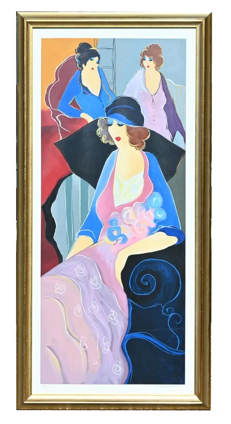 Three at Noon by Itzchak Tarkay, Serigraph, sold Nov 2025