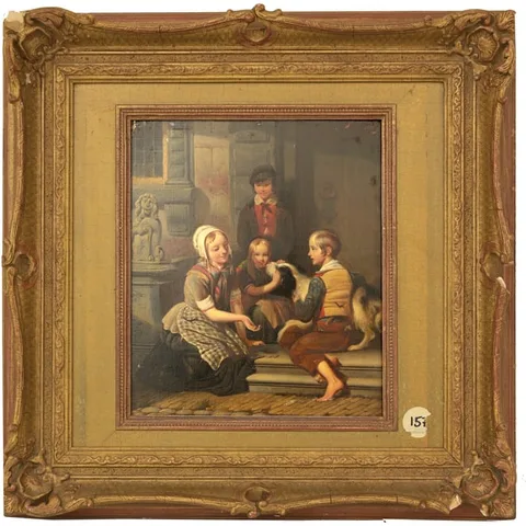 Untitled by Jan Philip Koelman, Oil on Board, sold Nov 2025