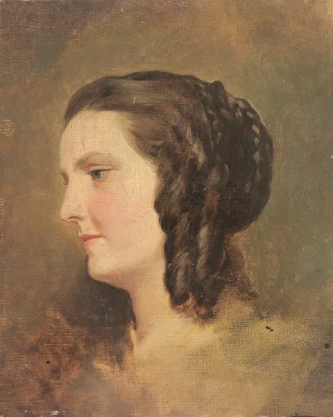 Moritz von Schwind, Untitled, Oil on Canvas Board