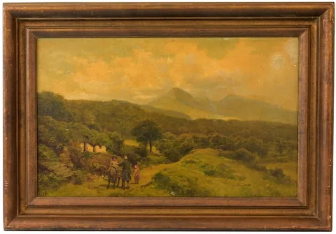 James Peel, Near Aberglaslyn Beddgelert, Oil on Canvas