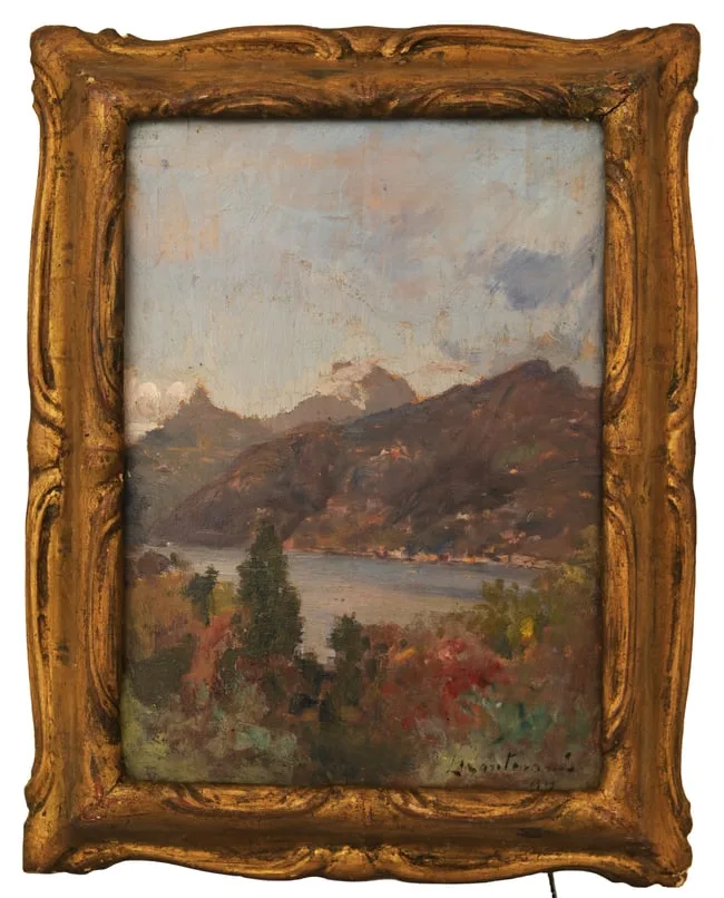 Untitled by Luigi Mantovani, Oil on Board, sold Nov 2025