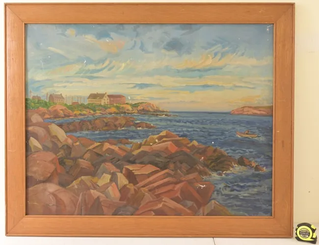 Berthe Couch Koch, Straitsmouth, Oil on Canvas