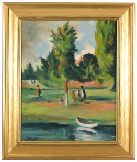 Untitled by David Burliuk, Oil on Canvas Board, offered Nov 2025