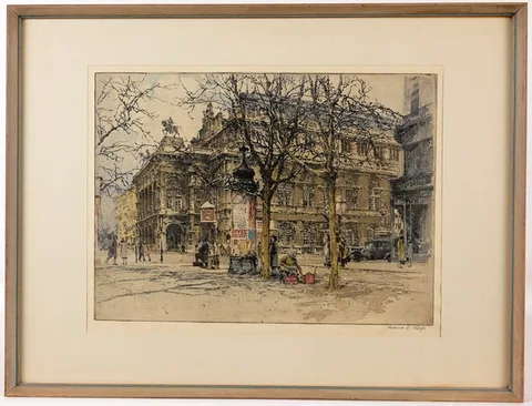 Franz Xaver Wolf, Untitled, etching and aquatint
