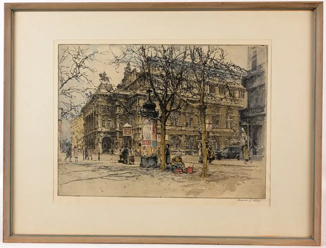 Untitled by Franz Xaver Wolf, etching and aquatint, offered Nov 2025