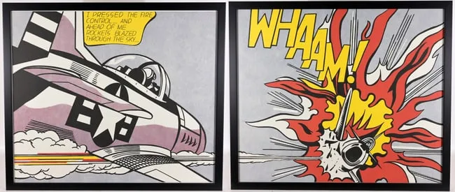 Whaam! by Roy Lichtenstein, Offset Lithograph, sold Jan 2026