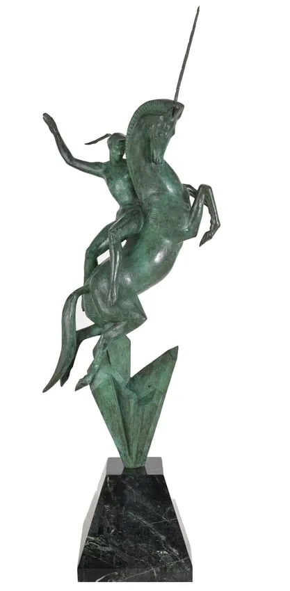 Marshall Fredericks, Princess and the Unicorn, Bronze