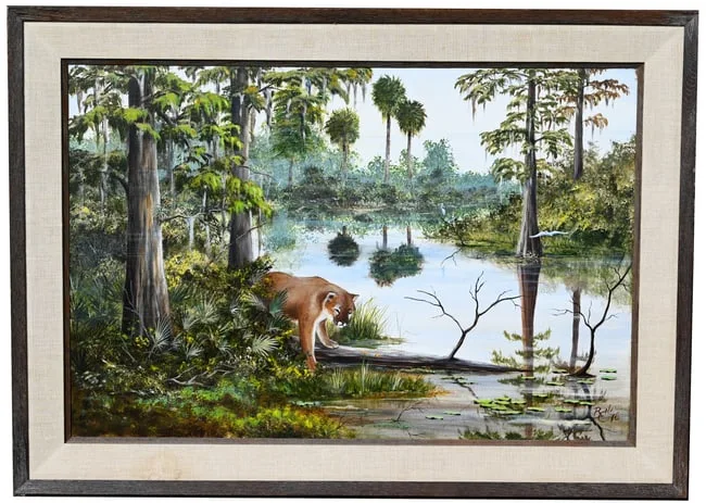 Everglades Panther by Ben Essenburg, Acrylic on Canvas, offered Jan 2026