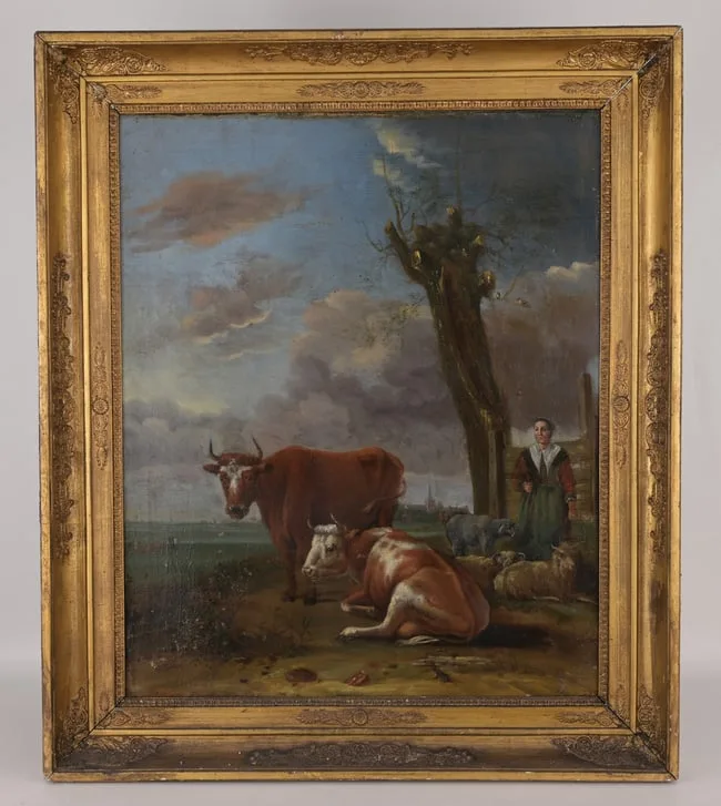 The Milkmaid by Paulus Potter, 1647, Oil on Canvas, sold Jan 2026