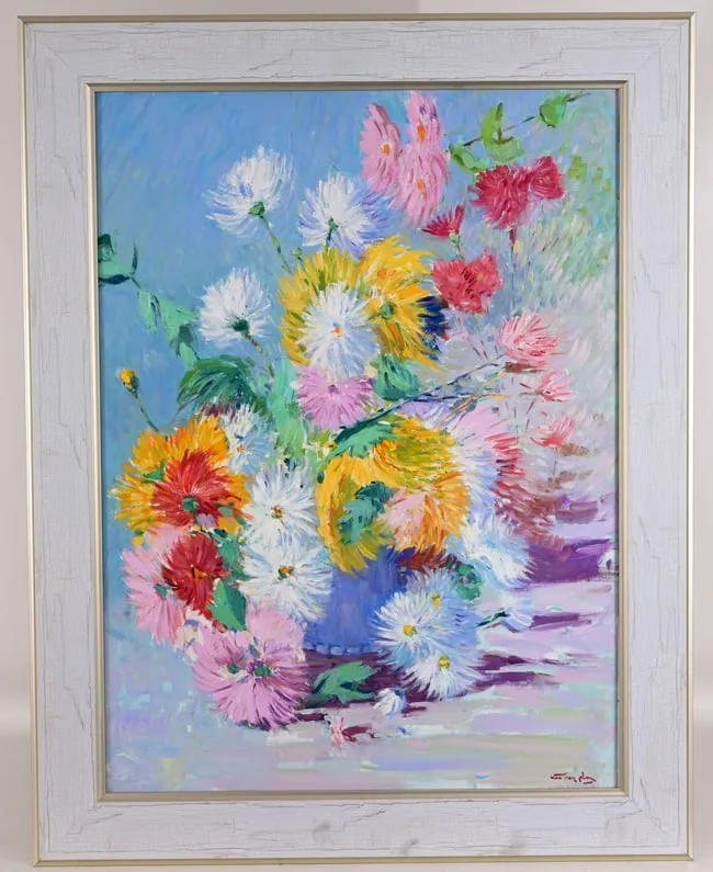 Untitled by Niek Van der Plas, Oil on Panel, sold Jan 2026