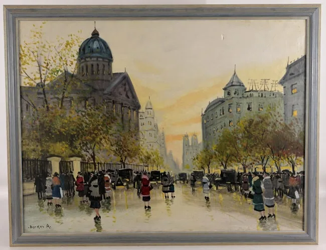 Untitled by Antal Berkes, Oil on Canvas, offered Jan 2026