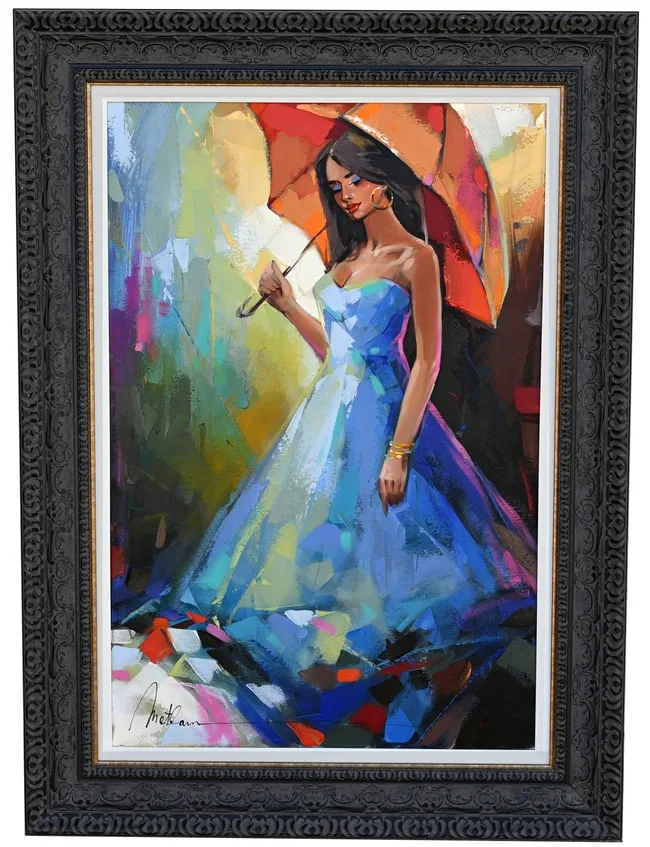Anatoly Metlan, Covering the Ring, Oil on Canvas