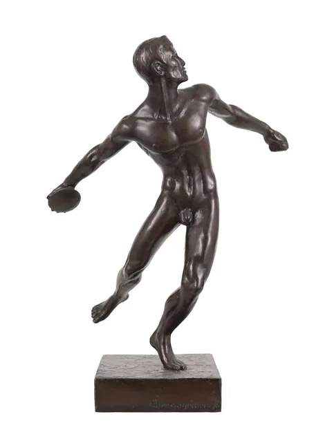 Fernand Fonssagrives, Discus Thrower, 1983, Bronze