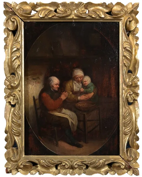 Adriaen van Ostade, Untitled, Oil on Mahogany Panel