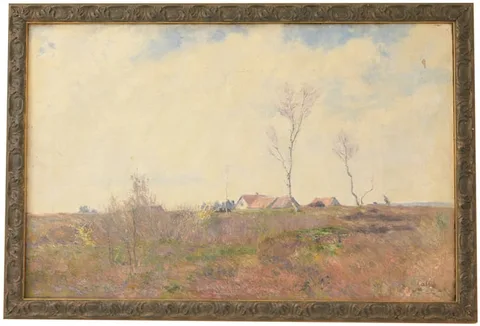 Untitled by Louis Hawkins, Oil on canvas, offered Jan 2026