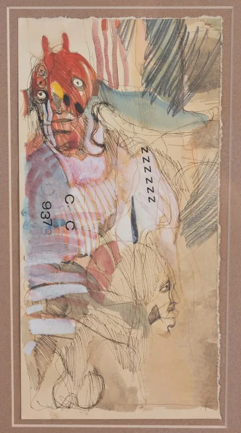 Craig Rubadoux, Piece of Fragment, Ink, Pencil