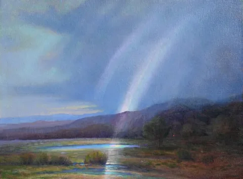 Untitled by Julian Itter, Oil on Relined Canvas, sold Jan 2026