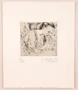 André Dunoyer de Segonzac, Fernande Sitting with her Hands Crossed